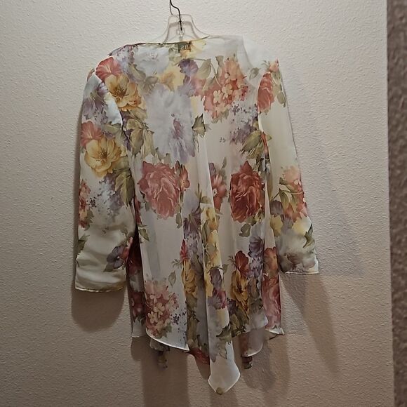 Sheer over blouce by J.B.S. LTD Size 14 - Picture 3 of 3